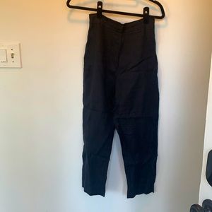 #Posse Linen Black Trousers